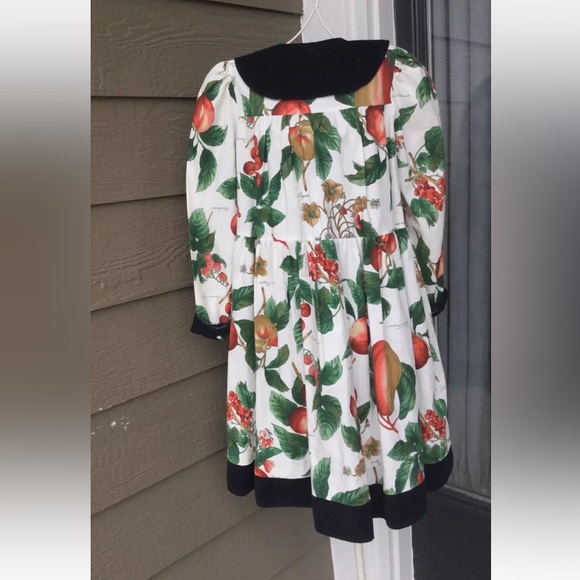 COPY - Vintage Plum pudding girls dress size 7, cotton long sleeves, 100% cotto… - Picture 4 of 14